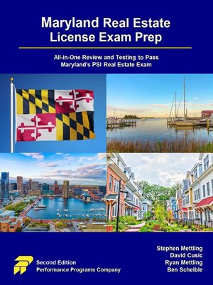 cover image of Maryland Real Estate License Exam Prep